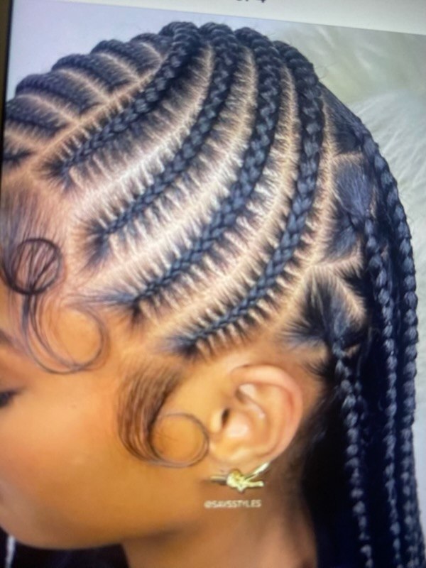 Cornrow Knotless
